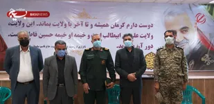 نشست صمیمی جمعی از فرماندهان و پیشکسوتان عرصه جهاد و شهادت با سردار برخوری در جیرفت