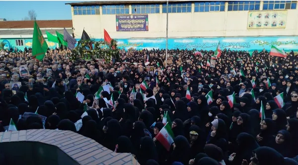 مراسم تشییع پیکر مطهر شهدای مدافعان ایران