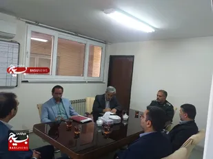 نشست تخصصی مدیر سازمان بسیج مهندسین صنعت و معدن استان با معاون توسعه و برنامه ریزی فرمانداری شاهرود