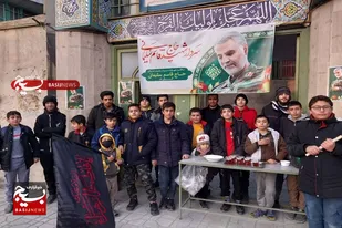 برپایی ایستگاه صلواتی توسط پایگاه بقیه الله(عج) همدان