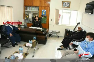 دیدار مسئولین نهاوند با فرمانده سپاه به مناسبت روز پاسدار