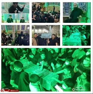 بدرقه پیکر   مطهر شهید گمنام دفاع مقدس در روستای نجم آباد