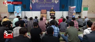 سردار مجتبی فدا در هیئت حجت ابن الحسن (عج) شهرستان آران و بیدگل