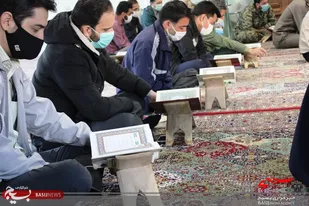 محفل انس با قرآن کریم در سپاه ناحیه مالک اشتر مشهد