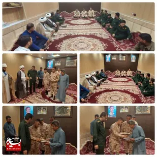 دیدار با خانواده معظم شهید دفاع مقدس در شهرستان کارون