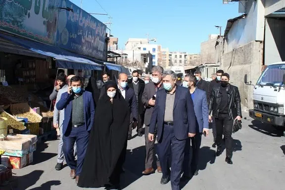 نظارت و بازرسی مسئولان شهریار از نحوه  توزیع کالا در صنوف این شهرستان
