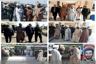 بازدید مسئول نمایندگی ولی فقیه سپاه سلمان از مرز میرجاوه