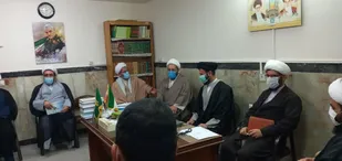 دیدار معاون تعلیم و تربیت بسیج سپاه استان با استادیار سپاه ناحیه گرمسار