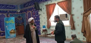 تقدیر و تشکر مسئول دفتر نمایندگی، ولی فقیه سپاه مالک اشتر از فرمانده این ناحیه