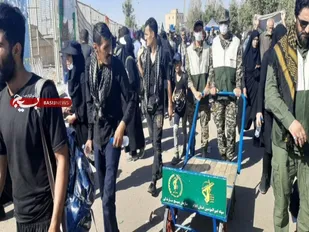 جهادگران پای خدمت به زائران