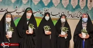 مراسم تکریم هفته عفاف و حجاب در ناحیه شهید مفتح برگزار شد