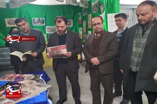 بازدید مسئولین استانی و شهرستانی از نمایشگاه دبیرستان نمونه دولتی حجاب بهار