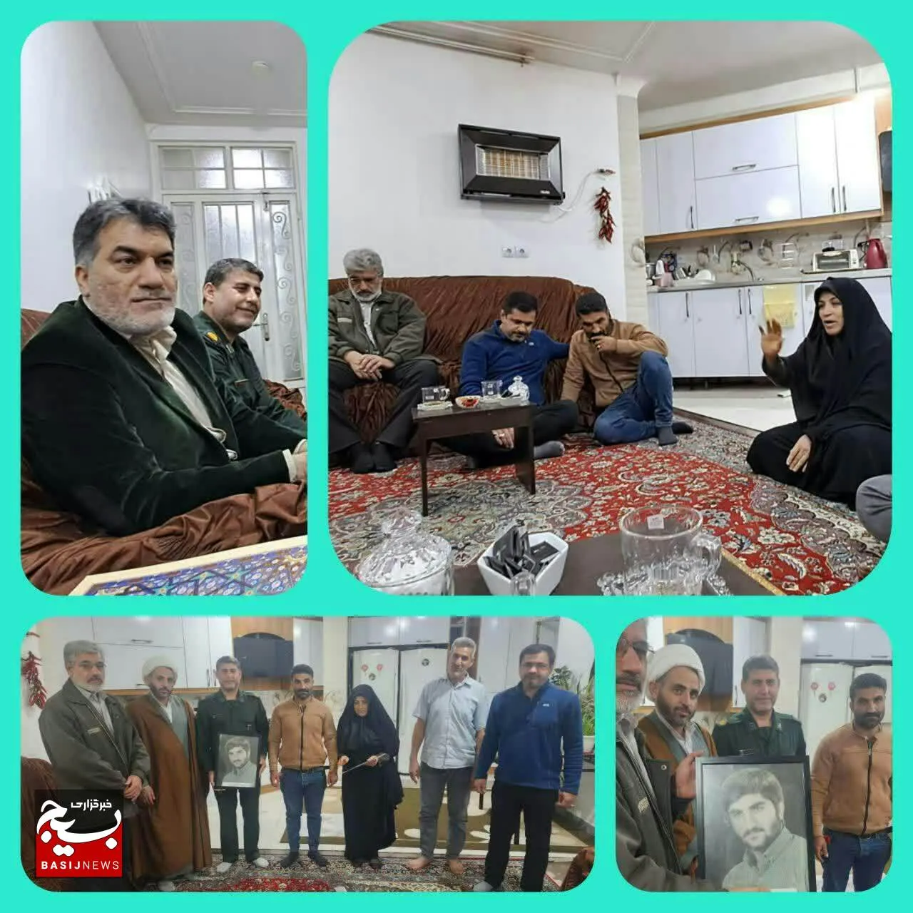 روایتی از دیدار های هفتگی خانواده شهدا در شوش