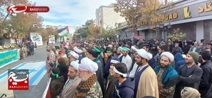 همایش اقتدار بسیجیان شاهرود در هفته بسیج+ تصاویر