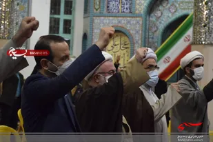 مراسم بزرگداشت شهدای اصناف شاهرود و بانگ الله اکبر در شب ۲۲ بهمن+ تصاویر