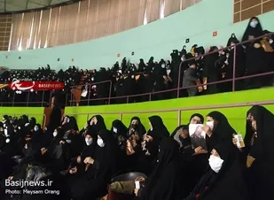 دختران حاج قاسم در ورزشگاه آزادی تهران گردهم آمدند