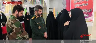 گزارش تصویری از بازدید معاون هماهنگ کننده سپاه البرز از نمایشگاه طرح "اسوه" ناحیه سپاه امام سجاد(ع)