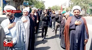 حضور گسترده مردم در اجتماع صادقیون گناباد + عکس و فیلم