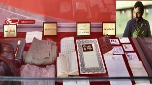 اهدای وسایل شخصی شهید باکری به موزه دفاع مقدس تبریز