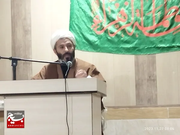 برگزاری آیین شهادت حضرت فاطمه(س) در سپاه شبستر