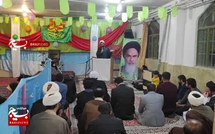 جشن عیدمبعث باحضور روحانیون و طلاب شهرکیان