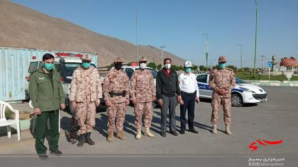 ایست و کنترل  ورودی شهرستان خوانسار