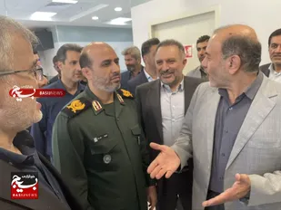 بازدید فرمانده سپاه استان و استاندار البرز از پروژه مرکز جامع تشخیص و درمان سرطان کشور در استان البرز +تصاویر