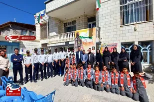 گرامیداشت روز آتش&zwnj;نشانی در مدرسه&nbsp; کوثر شهرستان بهار