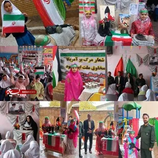 برگزاری نمایشگاه نقاشی و دست سازه های دانش آموزان
