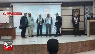 تقدیر از مدیرخبرگزاری بسیج خوزستان توسط مسئولین معاونت روابط عمومی سپاه و بسیج کشور