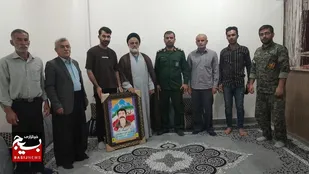 دیدار و سرکشی از خانواده شهید دوران دفاع مقدس در شهرستان ایذه