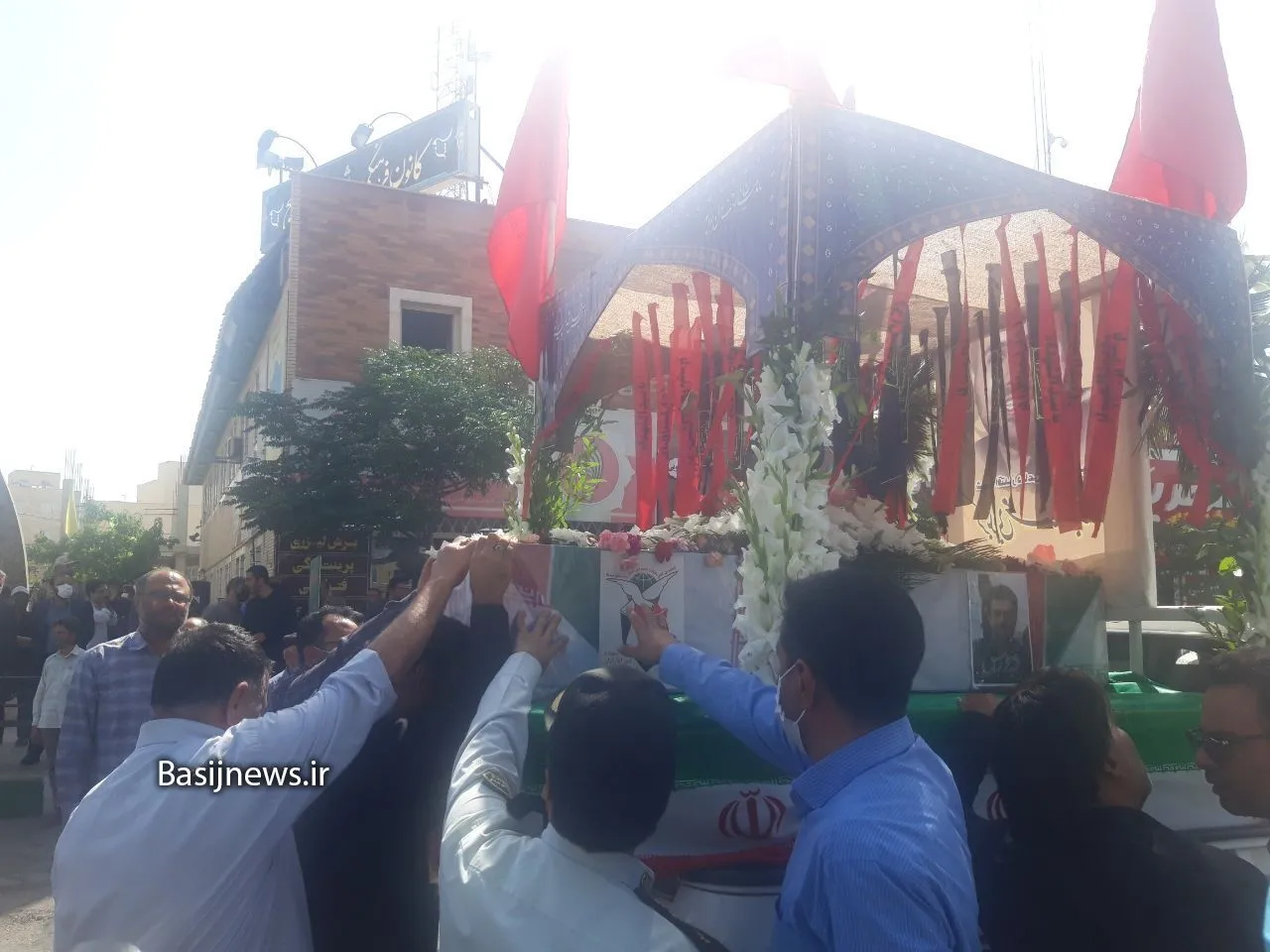 بدرقه با شکوه شهید اقتدار دفاعی کشور در سمنان