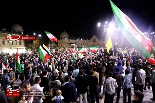 تجمع مردم همدان در حمایت از حمله موشکی &nbsp;به سرزمین های اشغالی