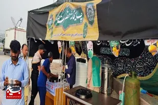 خادمیاران رضوی پای خدمت رسانی جهادی به زائران پاکستانی