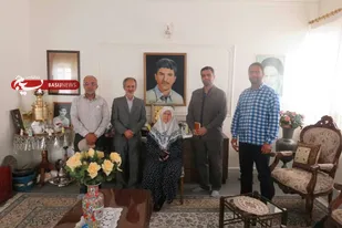 دیدار و سرکشی از خانواده مهندس شهید منصور کاظم بیگی