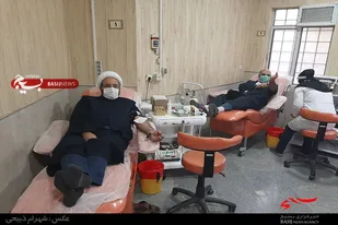 حضور طلاب بسیجی ملایر در پویش نذر خون