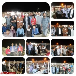 بازدید فرمانده ناحیه شهید منتظر قائم از اردوی جهادی ساخت منازل محرومین در محمدآباد