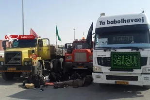 ۸۰ دستگاه کامیون از زنجان، داوطلب انتقال تجهیزات موکب&zwnj;های اربعین