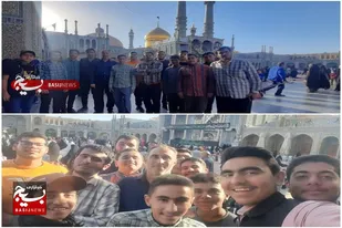اردوی زیارتی قم و جمکران به همت بسیجیان پایگاه امام حسن مجتبی (ع) سرخه برگزار شد