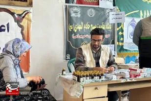 برگزاری اردوی جهادی پزشکی در روستای علیمرادخواه سامن