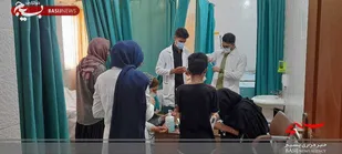 خدمت رسانی گروه جهادی پزشکی در شهرستان فاریاب
