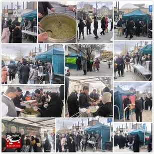 ایستگاه صلواتی نیمه شعبان و دهه فجر در شهرکرد