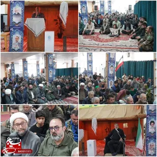 اجتماع بزرگ رزمندگان و ایثارگران کالپوش در مسجد جامع رضوان برگزار شد