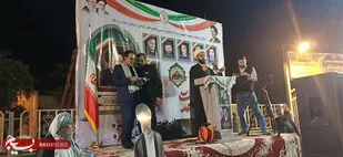 برگزاری مراسم دومین سالگرد شهدای خدمت در شهرستان هویزه