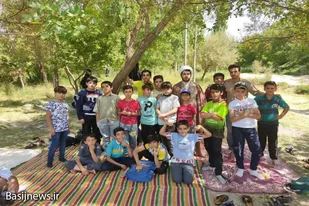 برگزاری اردوی صالحین پایگاه حضرت رسول اکرم(ص) فامنین