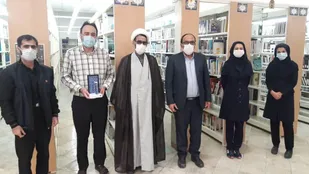 از منتخب برتر در رشته صفحات برتر مجازی صفحه کتابخانه ای تجلیل شد