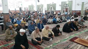 گردهمایی هیئات فعالان فرهنگی شهرستان گناباد درحمایت از جبهه مقاومت به روایت تصویر