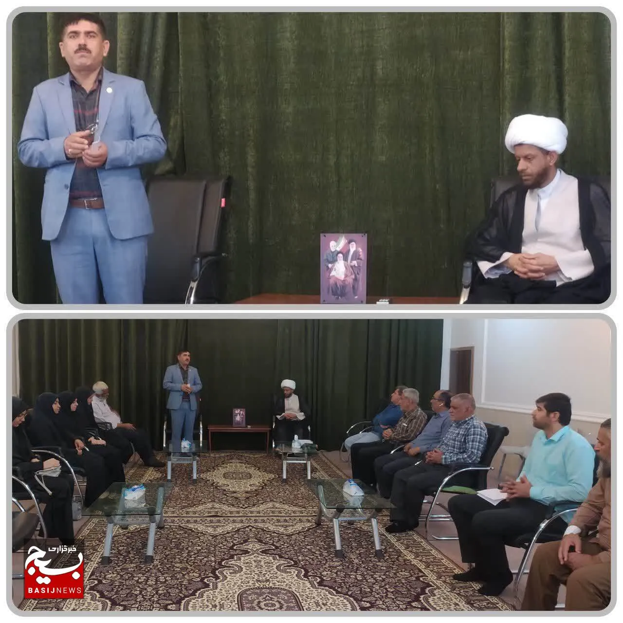 دیدار با امام جمعه شهرستان به مناسبت هفته کتاب و کتاب خوانی 