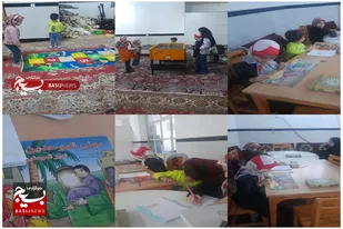 پویش کتابخوانی در پایگاه بسیج سرخه برگزار شد