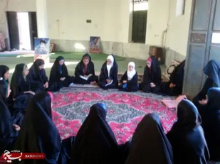 برگزاری کلاس های قرآنی در پایگاه حضرت مرضیه(س) روستای چرگ